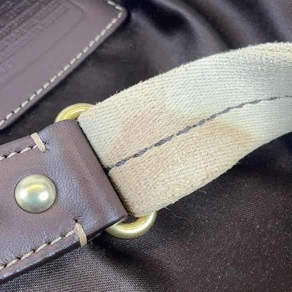 Coach Signature Brown and Tan Crossbody Shoulder Bag - Picture 12 of 12